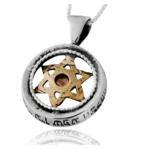 5 Five Metals Star of David Necklace